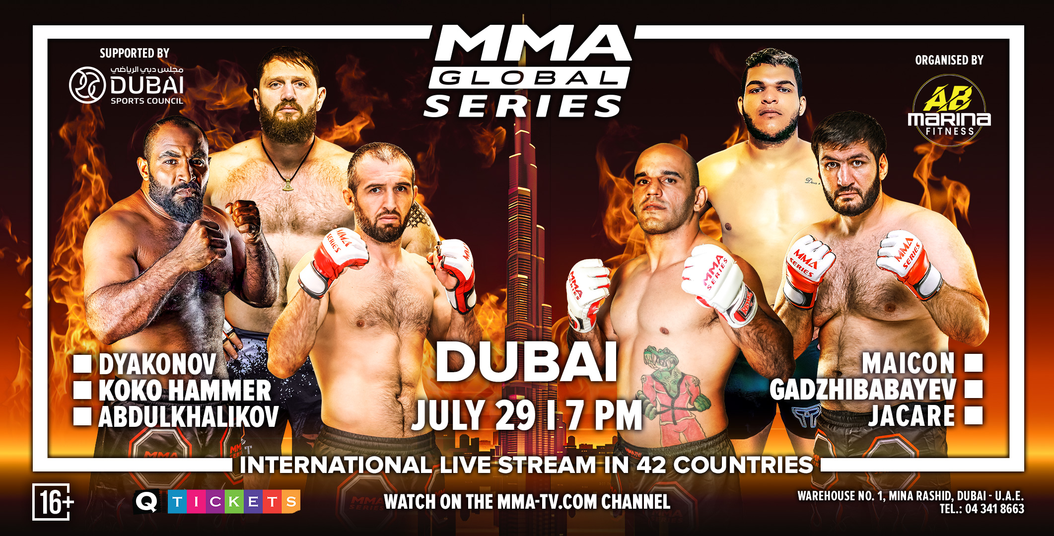 THE FIRST MMA GLOBAL SERIES EVENT WILL BE HOT IN DUBAI MMA Series official website