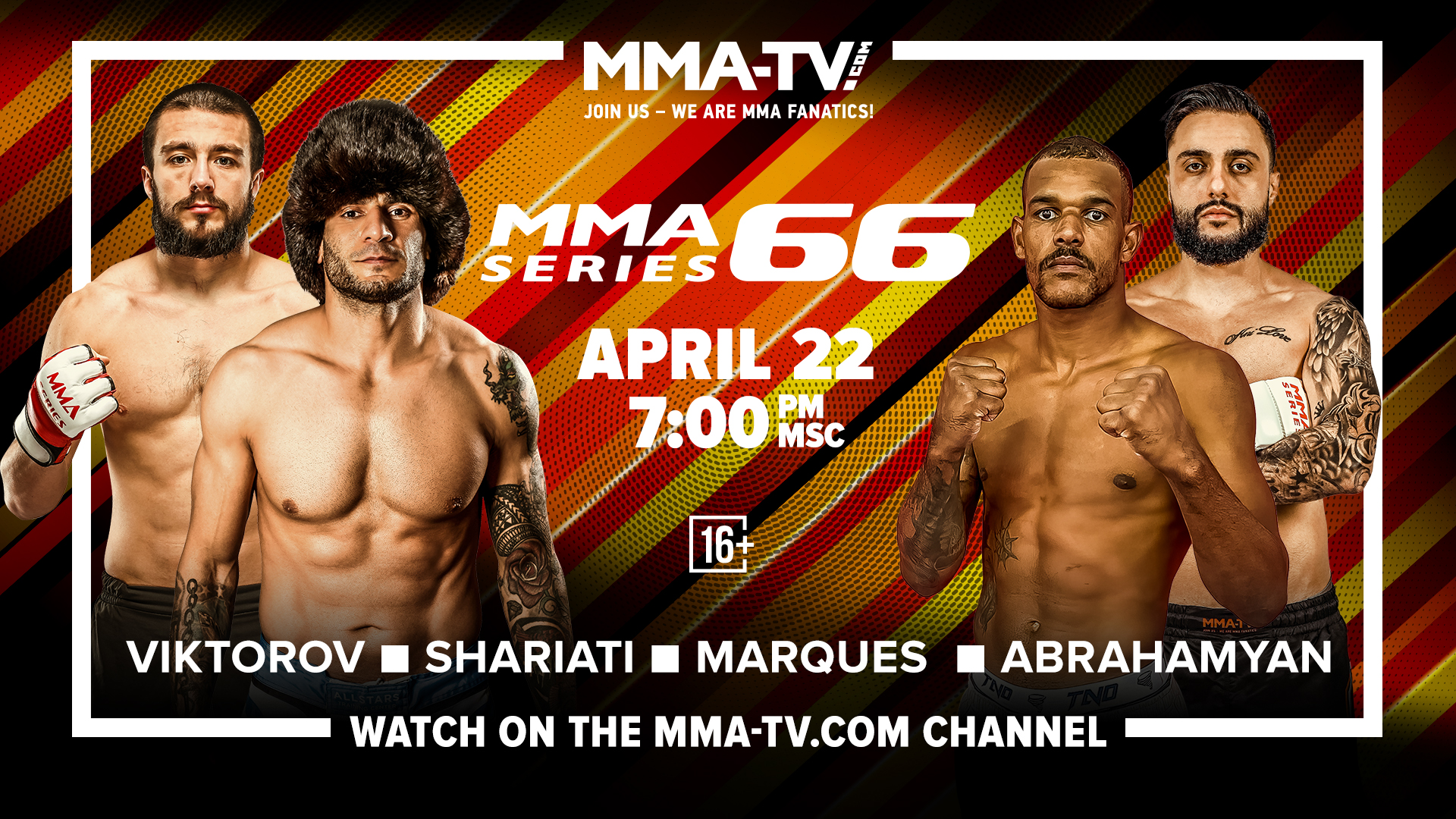 Marques versus Shariati in main fight of MMA Series-66 MMA Series official website