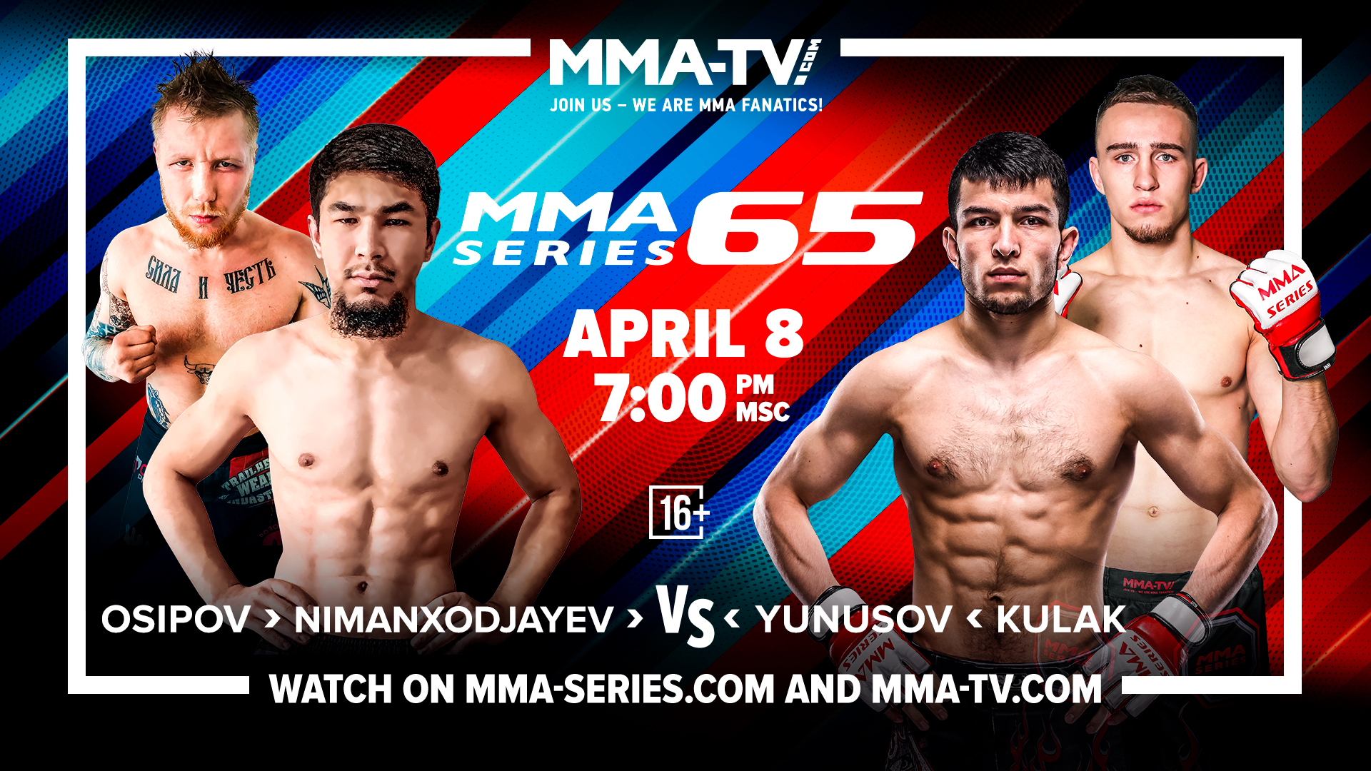 MMA Series-65 fightcard MMA Series official website